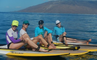 The Suzie Cooney Stand Up Paddle Fitness Experience at Lumeria Maui May 2012