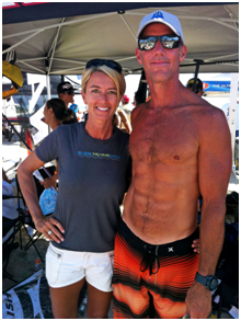 Scott Boyle and Suzie Cooney at the BOP at Dana Point, CA 2012