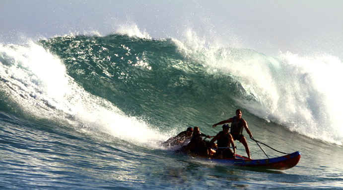 Surfing into the New Year on Maui or Are They SUPsquatching?