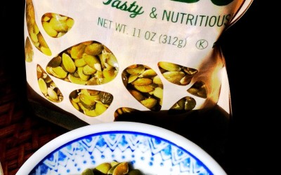 Seasoned Pumpkin Seeds Make A Delicious Salad Topping or Quick Healthy Snack