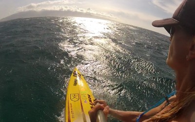 New Video: Maui’s Famous Downwind SUP Run Maliko With Suzie Cooney