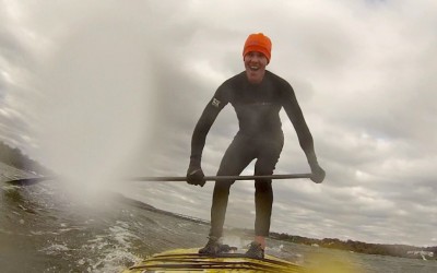 Why Is This Maryland Man Smiling on His SUP In Freezing Weather?