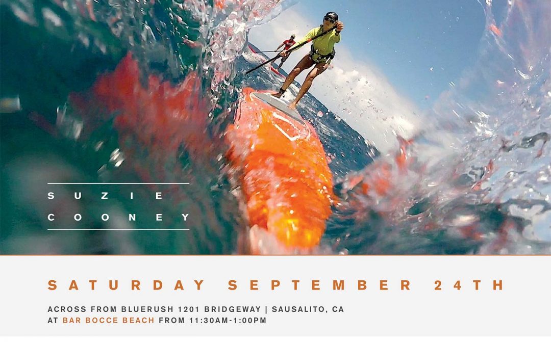 Bay Area Bluerush Boardsports and Imagine Surf Host Downwind SUP Course with Suzie Cooney