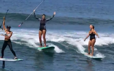 Grateful for Summer SUP Surfing on Maui with Friends