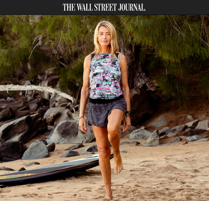 Suzie Cooney Wall Street Journal Balance workout SUP stand up paddle, paddleboarding, fitness