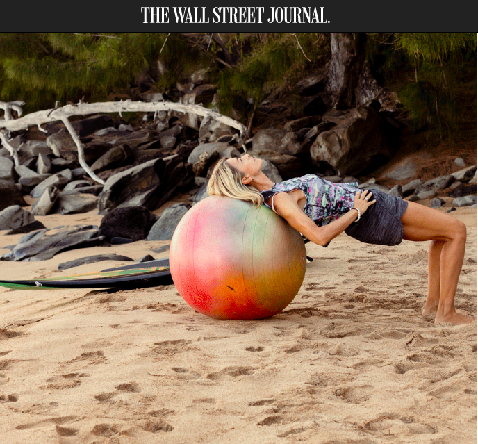 Suzie Cooney Wall Street Journal Balance workout SUP stand up paddle, paddleboarding, fitness