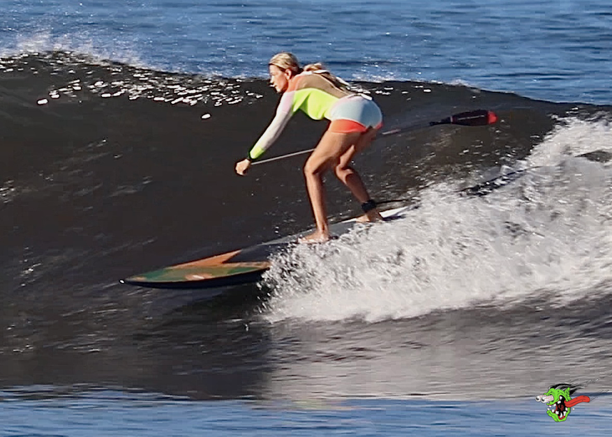 Suzie Cooney Sup Surfing Maui Personal Trainer Balance