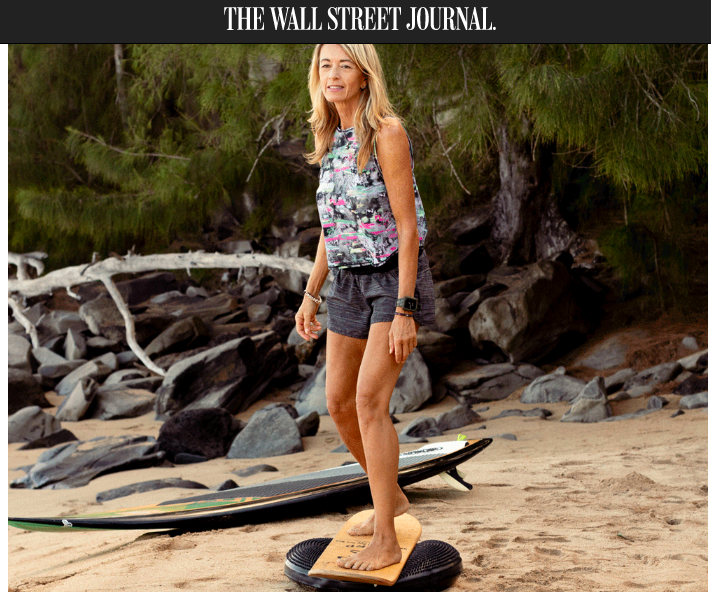 Suzie Cooney Wall Street Journal Six Exercises Better Balance for Everyone  - Suzie Trains Maui